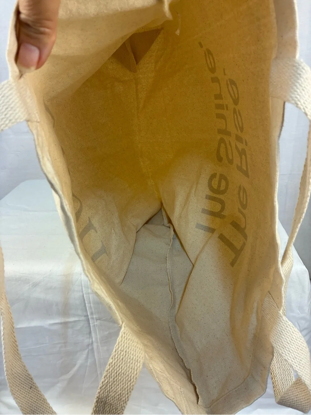 Vuori Large Canvas Tote The Rise The Shine